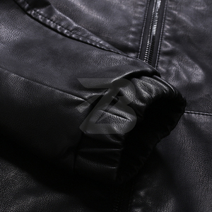 Chaqueta de cuero de alta calidad para hombre, chaqueta con capucha a la moda, ropa de abrigo informal de primavera, tallas M-3XL - Product Image 4