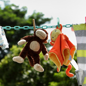 Hot Selling 6mm & 8mm Long Link <b>Plastic</b> <b>Rugged</b> Aqua Chains Custom Size for Exterior Architectural Decoration - Product Image 2