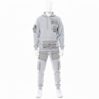Survêtements de sport d'hiver à capuche pour hommes, épais et de haute qualité, Antom Enterprises, grandes tailles, décontractés, unis et respirants