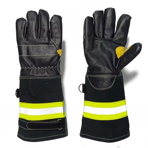 Gants de pompier ignifuges, résistants aux flammes, pour la protection des mains, la lutte contre les incendies et les opérations de sauvetage - Product Image 1