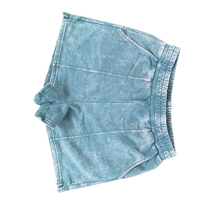 Nuevos shorts de mujer de verano con diseño único, estilo urbano, servicio OEM, de alta calidad, con lavado ácido. - Product Image 2
