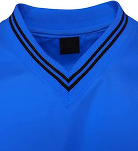 High Quality Mens Summer Polo Sports Windbreaker Solid Color Fitness Golf Windshirt Windproof Plus Size Athletic Mesh Lining - Product Image 3