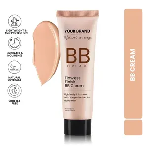 Crème BB à fini mat avec protection SPF, marque privée OEM, vente en gros, légère, couvrance totale, longue tenue, crème de base pour le maquillage - Product Image 2