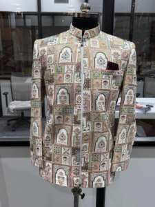 Sherwani Jodhpuri de Diseñador de Lujo para Hombre, Ideal para Bodas y Recepciones, Disponible a Precio de Exportación - Product Image 5