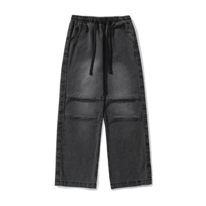 Jeans de diseñador para hombre, estilo streetwear, corte recto, fabricante de jeans para hombre, jeans con bordados. - Product Image 1