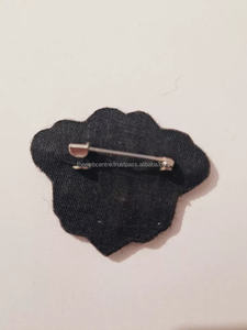 Diseño de logotipo personalizado Parches de PVC transpirables MOQ bajo Forma de flor colorida Decoración de encaje Tela de sarga de moda - Product Image 5