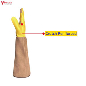 New Top Quality Beekeeping <b>Gloves</b> Cowhide Leather Bee Keepers <b>Gloves</b> Bee Keeping <b>Gloves</b> - Product Image 5