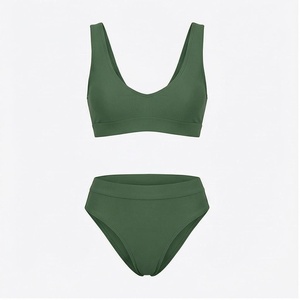 Ensemble de yoga 2 pièces imprimé papillon bleu avec finition dorée, body à col en V profond et jupe portefeuille longueur genou - Product Image 1