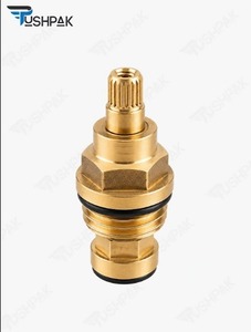Componente de Repuesto Confiable de Latón para Grifería, Válvula Mezcladora Roscada de Precisión, Resistente y a Prueba de Fugas - Product Image 2