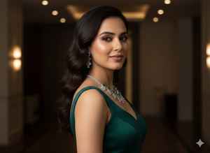 Ensemble de colliers pour femmes en laiton de qualité supérieure, style choker, avec bijoux fantaisie pour les fêtes, les réceptions et un usage moderne. - Product Image 5