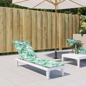 Cojín para Silla de Jardín de Tela Oxford con Diseño de Hojas de 70.9 x 19.7 Pulgadas, Cojines y Almohadas para Exteriores - Product Image 1