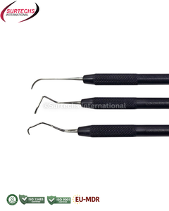 Juego de Escaladores para Implantes Surtechs, 3 Piezas, Acero Inoxidable, Instrumento Manual para el Mantenimiento de Implantes Dentales, Clase II, Quirúrgico Dental - Product Image 2