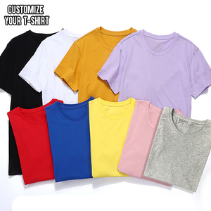 Chemises épaisses pour hommes, col rond, manches courtes, coupe oversize, 100% coton, imprimées avec logo personnalisé, vente en gros - Product Image 2