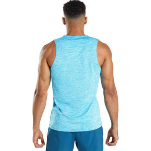 Custom Men Plus Size Knitted Washed Lightweight High Street Style Casual Sports Team Gym Bodybuilding Slim Fitness Tank Tops - Product Image 2