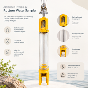 Échantillonneur d'eau de laboratoire Ruttner-Schopfer pour la recherche et les tests environnementaux |   Équipement personnalisé de prélèvement d'échantillons d'eau de précision - Product Image 5