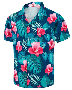 Camisa Hawaiana MoSha para Hombre, con Botones, Manga Corta, para Verano y Playa, Sin Arrugas, Divertida, Informal, Estilo Tropical, Tallas S-3XL - Product Image 4