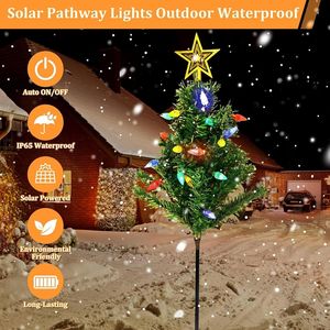 Luci Solari Impermeabili per Vialetti Natalizi, Decorazioni da Giardino per Alberi e Sentieri - Product Image 3