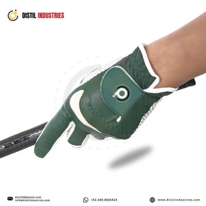 Gant de golf pour main droite, respirant, en cuir Cabretta, avec paume en silicone, fermeture Velcro, unisexe - Product Image 3