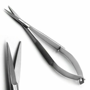 Micro Tijeras Quirúrgicas de 7.5 Pulgadas, Afiladas y Rectas, Instrumento Neuroquirúrgico de Alta Precisión, Acero Inoxidable de Grado Médico Profesional - Product Image 3