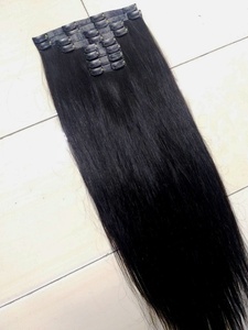 Extensions capillaires invisibles à clips double trame 100 % cheveux humains vietnamiens, sans couture, vente chaude 2026, vente en gros - Product Image 6