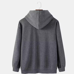 เสื้อฮู้ดผู้ชายสไตล์ไม่เหมือนใครวัสดุผ้าฝ้ายมีฮู้ดขนแกะแบบบางระบายอากาศได้ดีมาใหม่ - Product Image 2