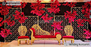 ฉากตกแต่งเวทีสุดหรูพร้อมแผงฉากหลังประดับเทียน ฉากหลังงานเลี้ยงตอนเย็นสุดงดงาม ฉากหลังเวทีตกแต่งด้วยเทียนสุดเก๋จากสหรัฐอเมริกา - Product Image 6