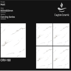 Baldosas de Porcelana Mate de Lujo Premium para Piso, 600x600mm, Antideslizantes, con 3 Años de Garantía - Product Image 2