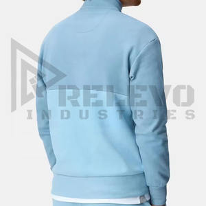 Sweat-shirt unisexe de qualité supérieure, coupe régulière, avec col à demi-zip et poches, en polyester/coton, imperméable, 2 pièces - Product Image 3