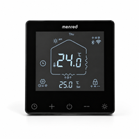 Termostato WiFi Programable para Calefacción por Suelo Radiante, 16A, Pantalla Táctil, Control Inteligente de Temperatura Ambiente con Control por Aplicación