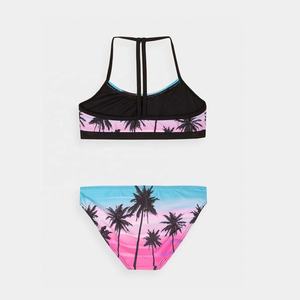 Traje de Baño Clásico para Mujer, Tipo Triángulo, Anti-UV, Secado Rápido, Colección de Verano, Conjunto Completo - Product Image 4