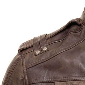 Blouson en cuir PU pour homme style urbain, tendance automne, fermeture éclair, best-seller, vente en gros, veste en cuir mode hiver - Product Image 6