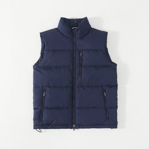Breathable Zipper Winter <b>Vest</b> Stand Collar <b>White</b> Duck <b>Men</b> Women Classic Casual Warm Filled - Product Image 4