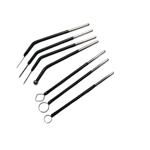 Juego de Electrodos Dentales Estándar de 7 Piezas, Electrodos Dentales Estándar de Acero Inoxidable, Puntas Reutilizables para Cauterización Oral - Product Image 1