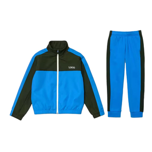 Proveedor de Fábrica al por Mayor, 2 Piezas de Ropa para Niños, Conjuntos Deportivos Personalizados con Cremallera para Niños, Conjunto Deportivo de 2 Piezas Económico para Niños - Product Image 1