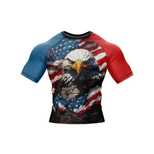 High Quality Customizable Breathable Sleeveless Rash Guard 4-Way Stretch Athletic Compression Wear 240g Fabric Body Fitting - Product Image 4