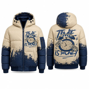 Men's Puffer Waterproof Jacket Winter Bubble Padded <b>Coat</b> Polyester Outdoor Windproof Custom Puffer Jacket Men - Product Image 1