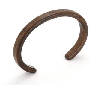 Bracelet en bois hexagonal unisexe de luxe naturel pour mariage et anniversaire - Product Image 2