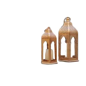 Eid 테마 캔들 홀더 램프 라마단 장식품 모로코 스타일 랜턴 테이블 장식 랜턴 도매 가격
