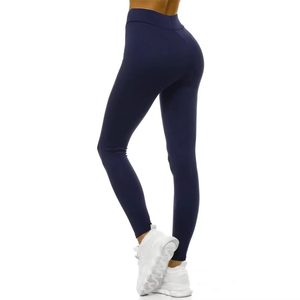 Leggings de yoga en coton biologique personnalisés avec logo, élastiques et chauds pour l'hiver, pour femmes - Product Image 3