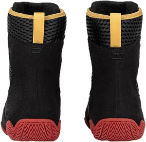 Chaussures de boxe et de lutte professionnelles pour hommes personnalisées, dessus en cuir véritable, respirantes, légères, été/hiver, personnalisation complète - Product Image 5