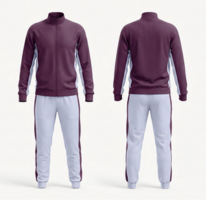 Ensemble de survêtement de sport professionnel par sublimation, uniforme d'équipe personnalisé, tenue de jogging et de course respirante, fabricant de vêtements de sport - Product Image 1