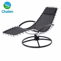 Chaise berçante moderne détachable ressort de traction pour chambre salon cour ou parc chaises de jardin en métal Durable