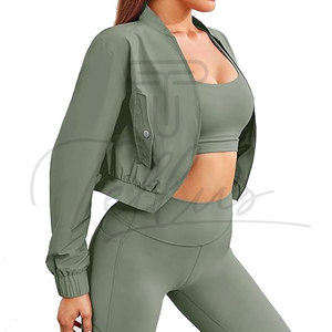 Nuevo Diseño, Chaqueta Corta Transpirable para Mujer, Cortavientos, Conjuntos Deportivos al por Mayor, Chaquetas Cortas de Alta Calidad con Logotipo Impreso para Actividades al Aire Libre - Product Image 4