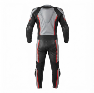 Combinaison de moto en cuir sur mesure de qualité supérieure MotoCP Racing 1 pièce, équipement de conduite avec bosse niveau 2 CE, fabriquée sur mesure - Product Image 2