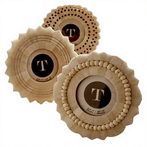 Cadre photo en os de corne poli, matériau organique, écologique, fait main, forme naturelle, design imitation antique, pour table ou mur - Product Image 2