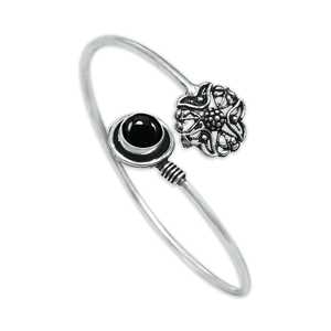 Bracelets ajustables faits à la main en argent plaqué, style bohème, avec pierres précieuses symboliques et breloques à motifs géométriques, pour femme - Product Image 2