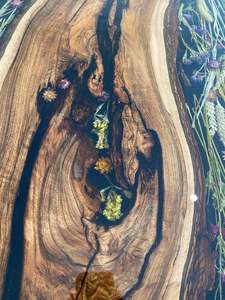 Mesa de Resina Epoxi con Diseño de Peces Koi, Mueble de Arte Japonés Pintado a Mano, Personalizable, Ecológico, Decoración para el Hogar, Mesa Grande para Banquetes - Product Image 6