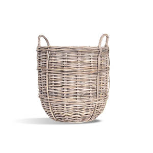 Panier décoratif en rotin tissé - Product Image 4