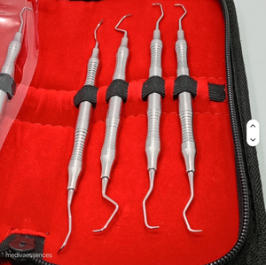 Hot Selling Item Premium Dental Gracey Curette Set 7 Manual Stainless Steel CNC Designed Diamond Sand for Hospital - Product Image 3