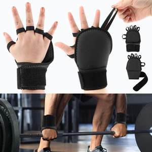 Muñequeras para Levantamiento de Pesas, Guantes de Gimnasio sin Dedos con Soporte para Muñeca, Acolchado en la Palma para Gimnasio, Fitness, Cross Training, Ciclismo - Product Image 6